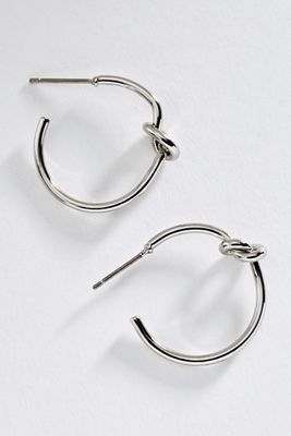 By Anthropologie Knotted Hoop Earrings