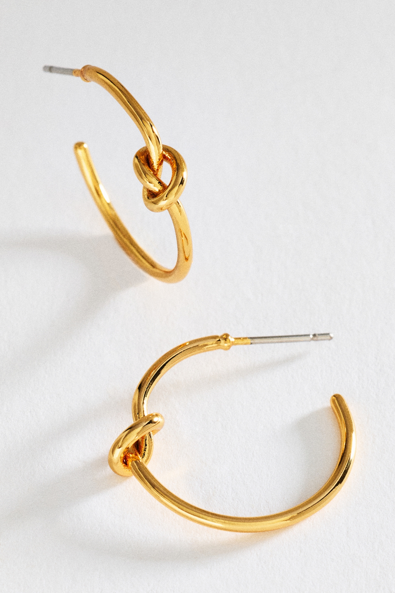 By Anthropologie Knotted Hoop Earrings