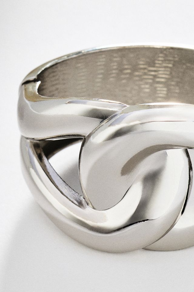 By Anthropologie Metal Twist Bangle #1