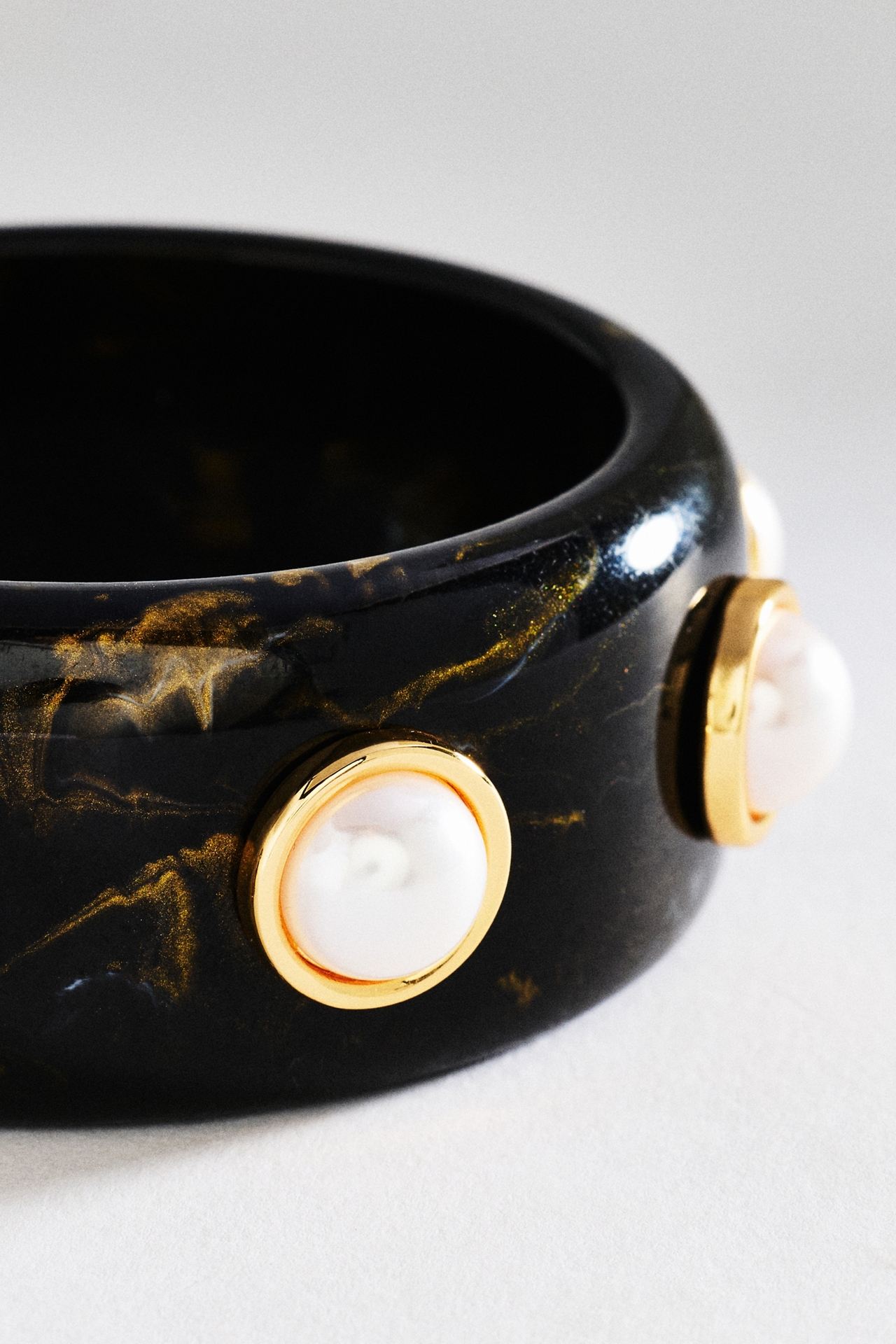 By Anthropologie Pearl Stud Bangle