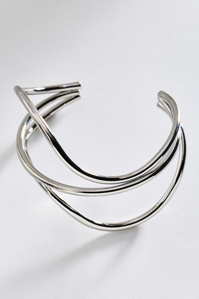 By Anthropologie Wavy Cuff Bracelet #1
