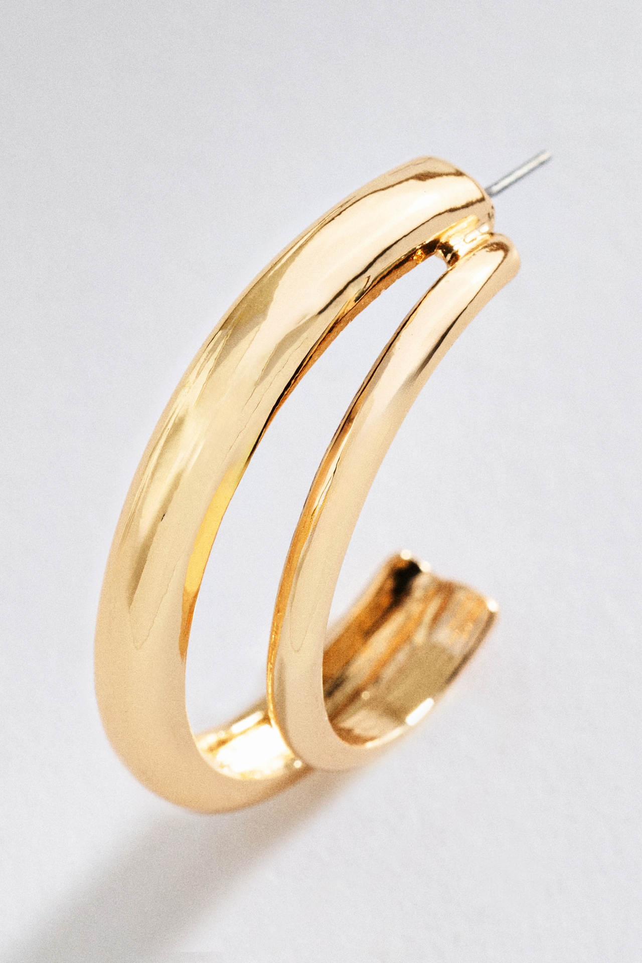 By Anthropologie Crescent Hoop Earrings
