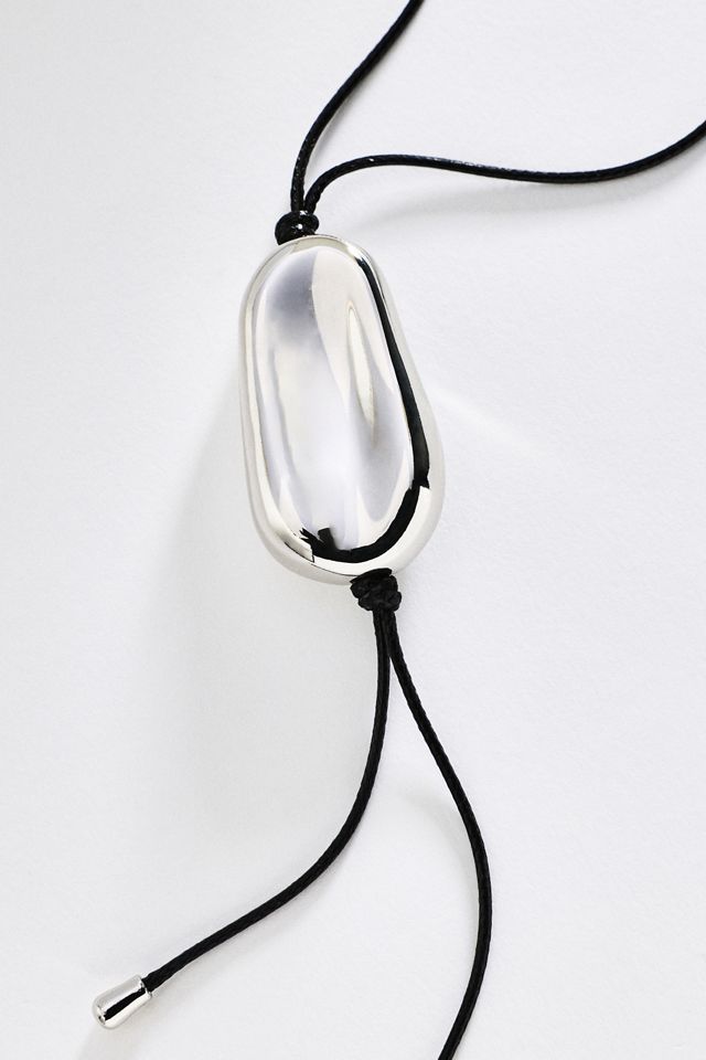 By Anthropologie Corded Organic Pendant Necklace #1