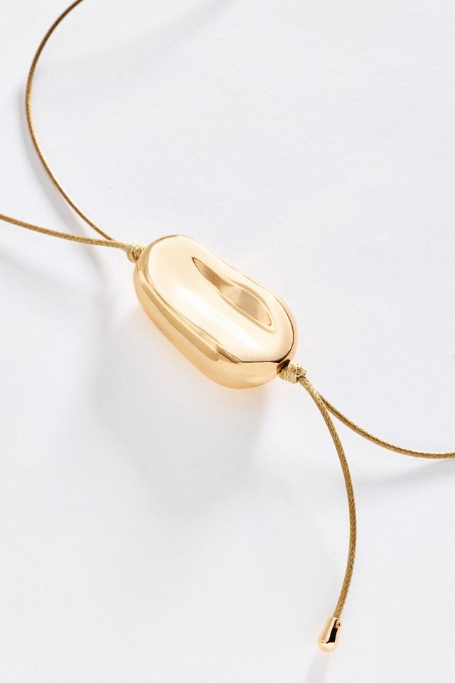 By Anthropologie Corded Organic Pendant Necklace #1