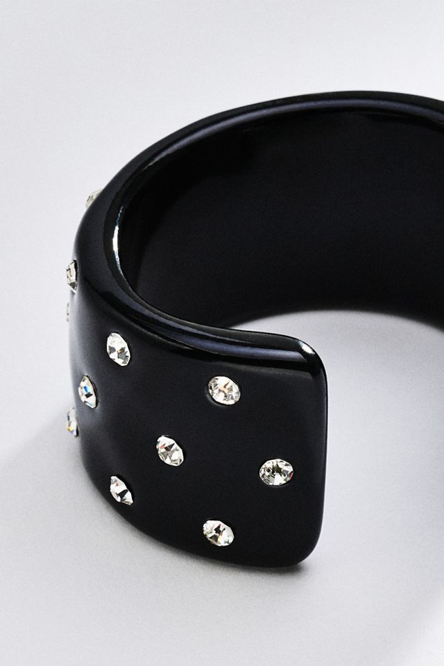 Studded Resin Cuff Bracelet #1