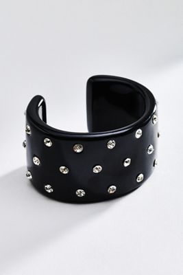 Studded Resin Cuff Bracelet