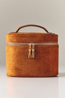 Shiraleah Exclusive Faux Suede Train Case 