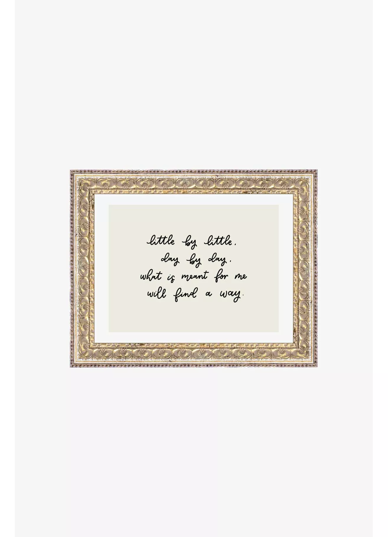 Little By Little Wall Art