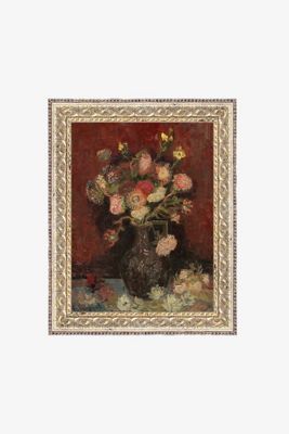 Chinese Asters and Gladioli Wall Art