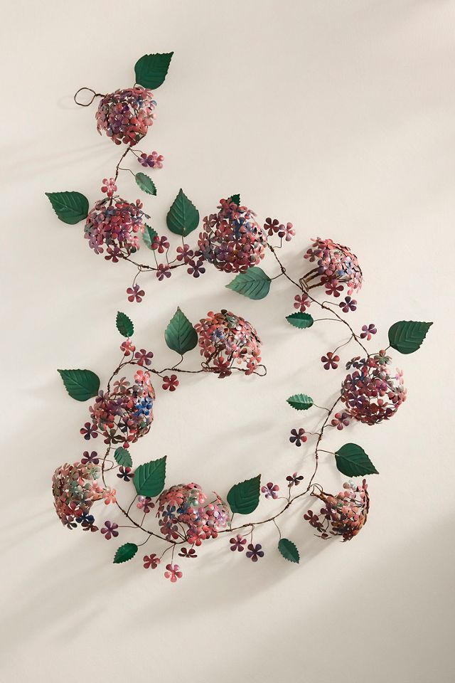 Hydrangea Iron Garland #2