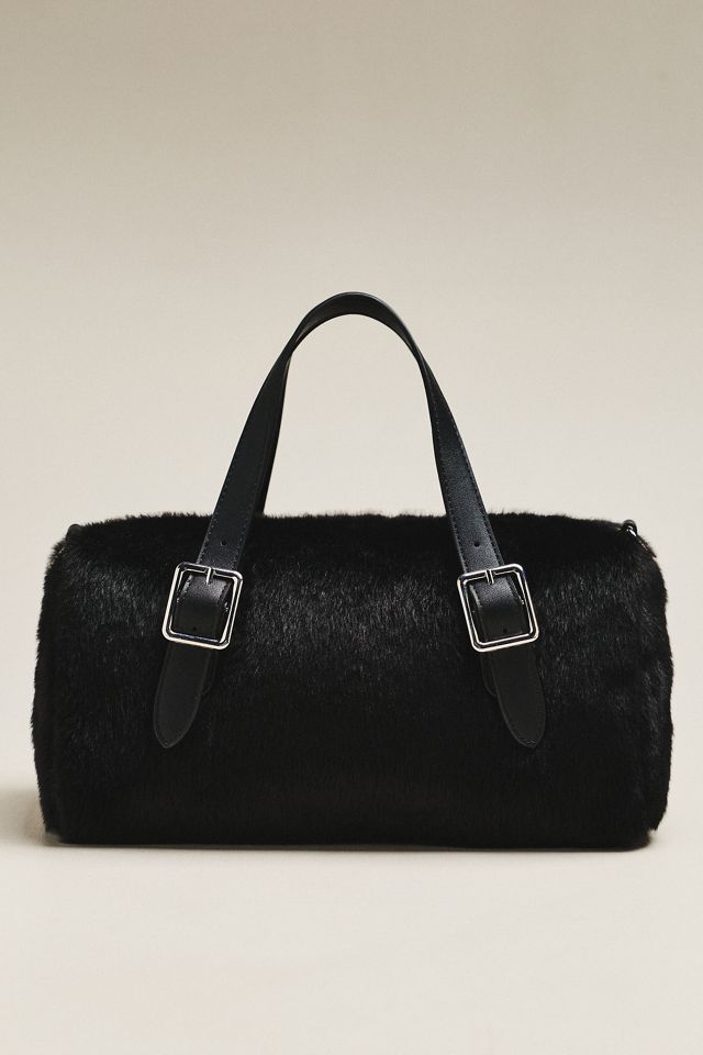By Anthropologie Faux Fur Boxy Satchel #1