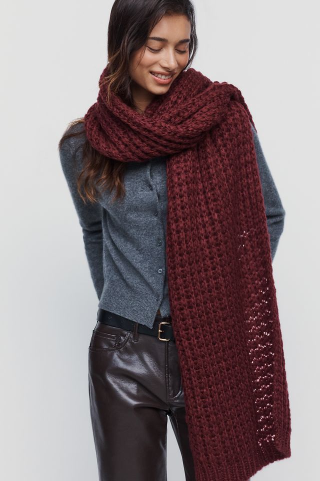 Sciarpa a Maglia Waffle #3