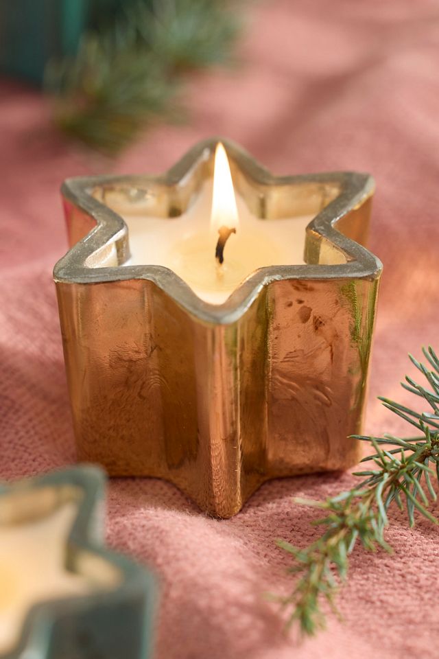 Santal + Rose Star Candles, Set of 6 #1
