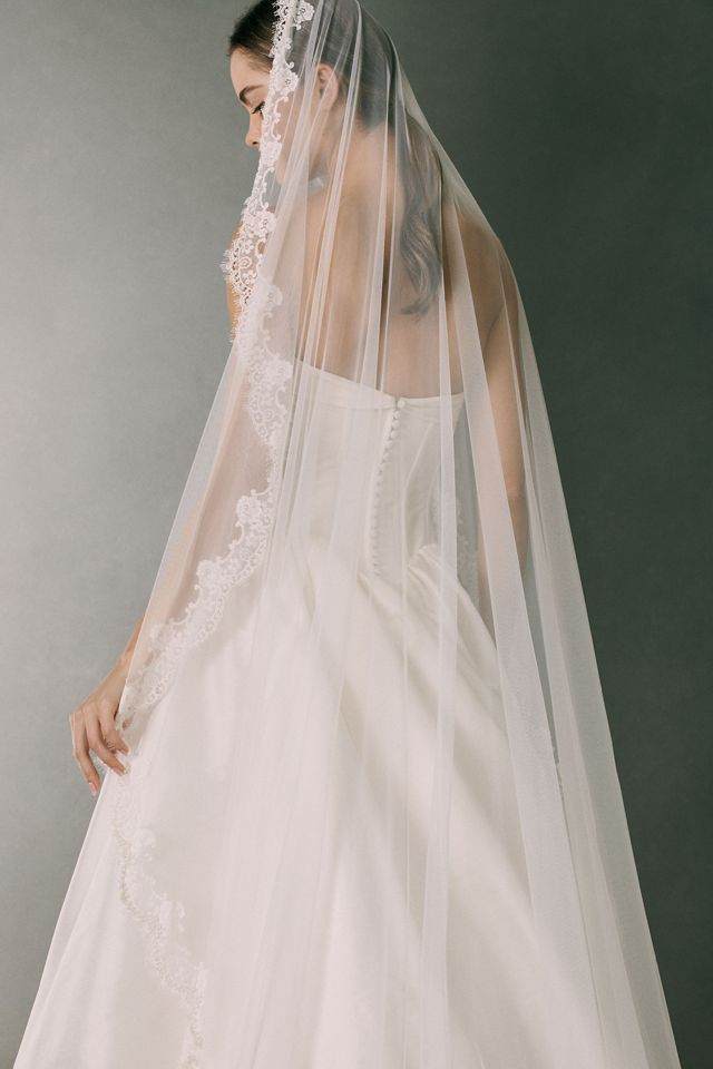 Ofrenda Mantilla Pearl Lace Chapel Veil #2