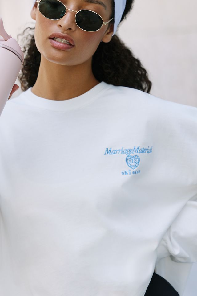 BRIDEMERCH Marriage Material Long-Sleeve Tee #2
