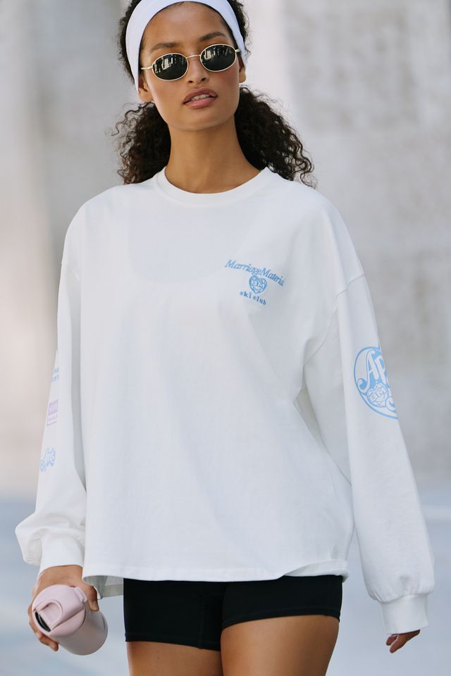 BRIDEMERCH Marriage Material Long-Sleeve Tee #3