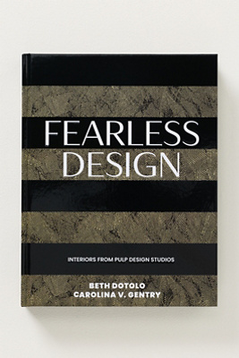 Fearless Design Hardcover Coffee Table Book | AnthroHome