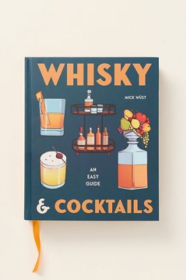 Whiskey & Cocktails Hardcover Cocktail Book