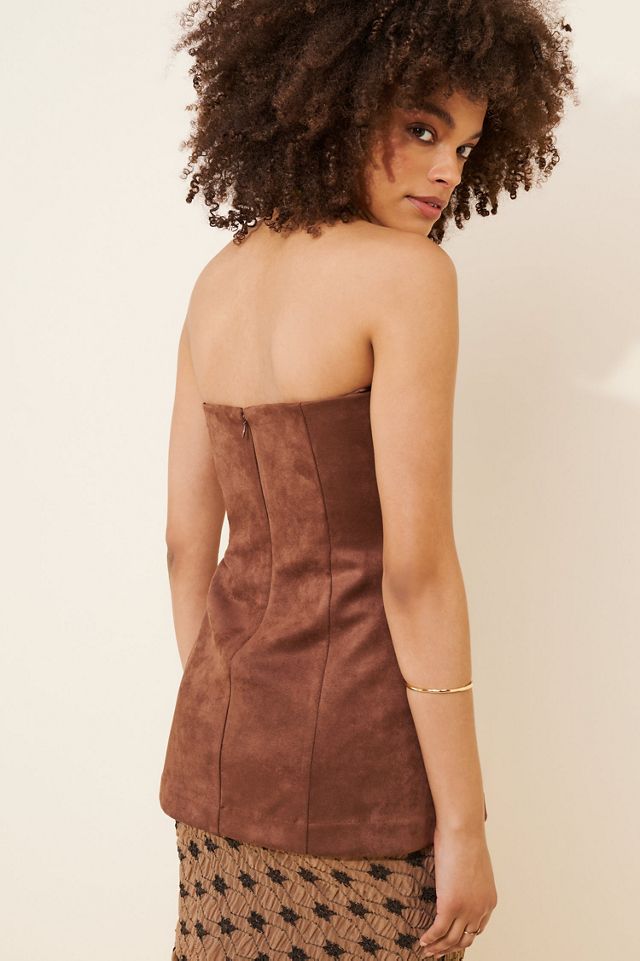 en elly Sleeveless Longline Tube Top #1