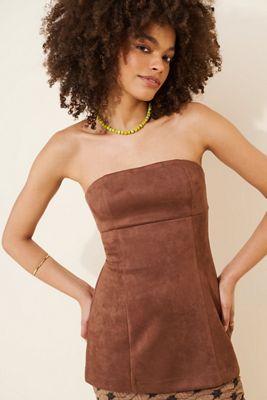 en elly Sleeveless Longline Tube Top