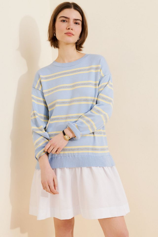 Maeve Long Sleeve Sweater Twofer Dress #2