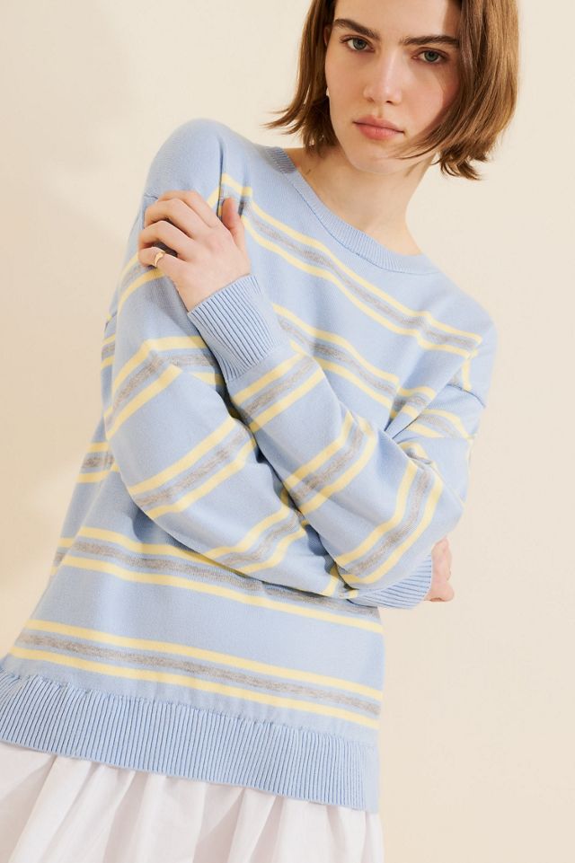 Maeve Long Sleeve Sweater Twofer Dress #3
