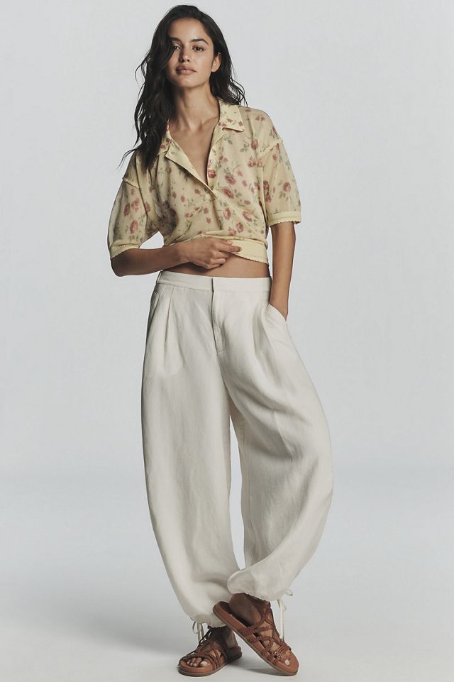 Maeve Short Sleeve Sheer Pullover Sweater #2