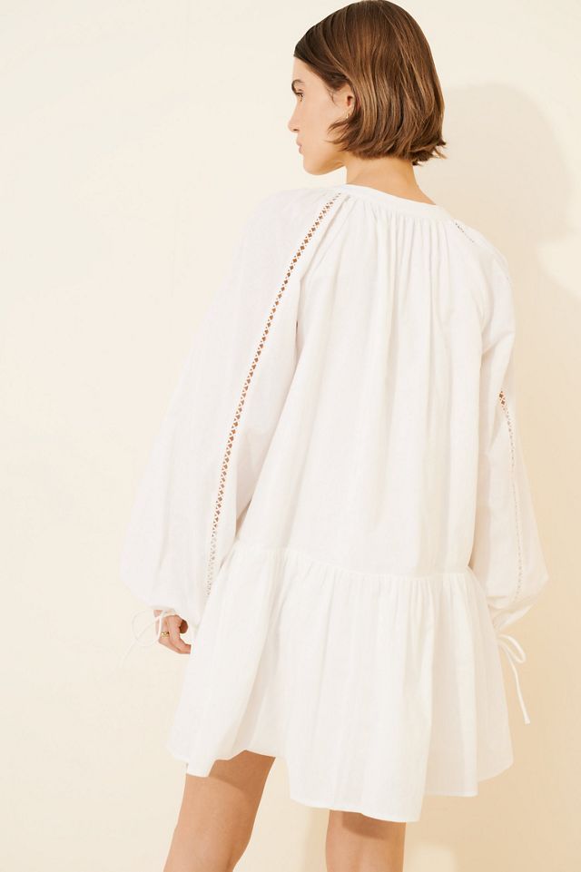 Petal & Pup Hart Long Sleeve Linen Blend Mini Dress #1