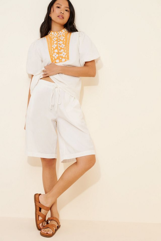 Ciebon Bayna Embroidered Puff Sleeve Top #3