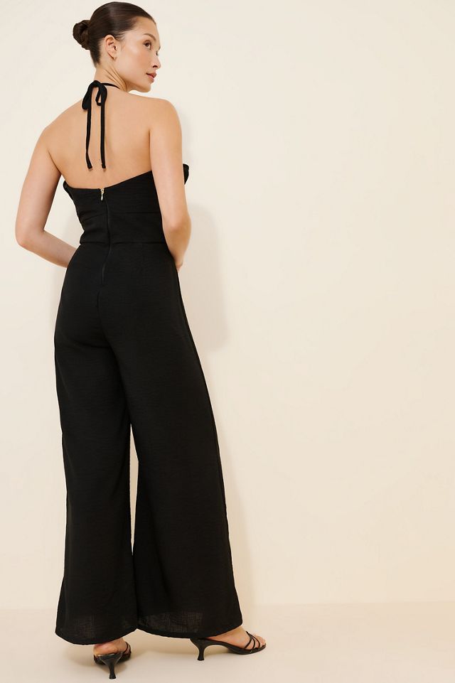 Especia Halter Wide Leg Jumpsuit #1