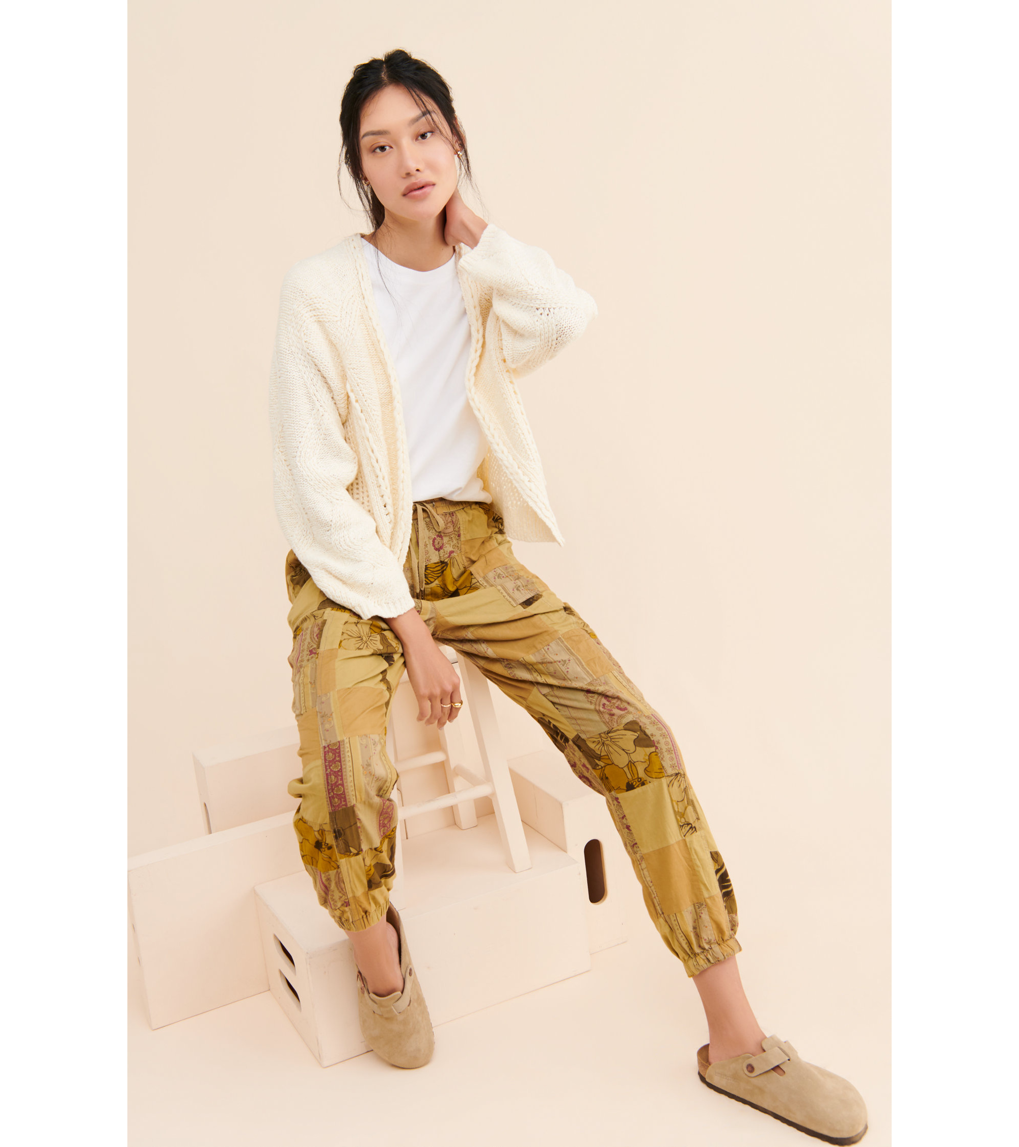 Joanie Patchwork Joggers — Image 4
