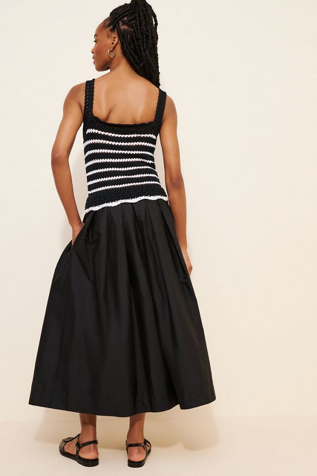 Madewell Crochet Knit Mix Media Maxi Dress #1