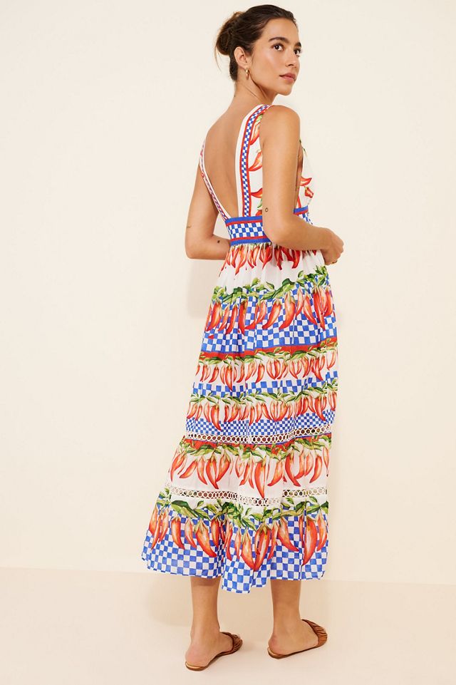 FARM Rio Picnic Peppers Midi Dress #1