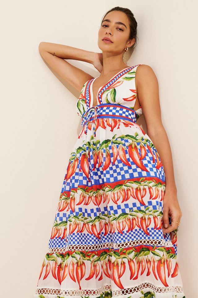 FARM Rio Picnic Peppers Midi Dress #3