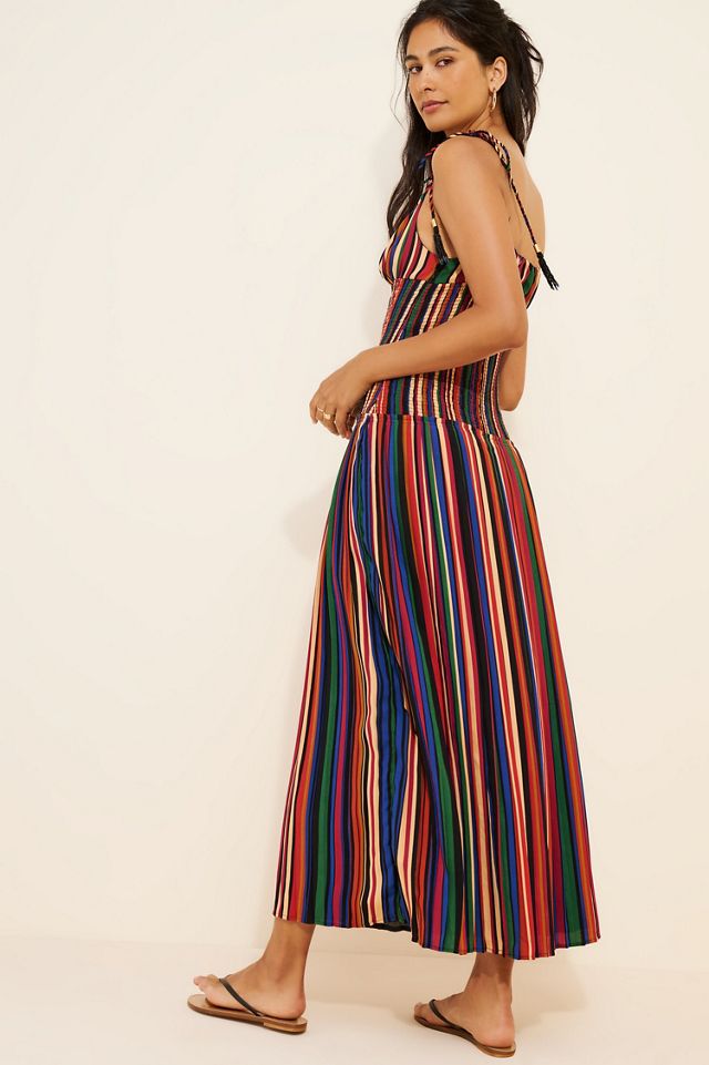 FARM Rio Pipa Stripes Midi Dress #1