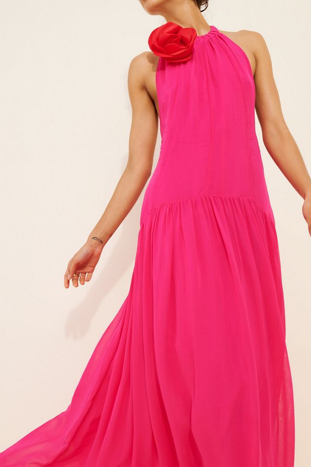 FARM Rio Rosette Drop Waist Maxi Dress #3