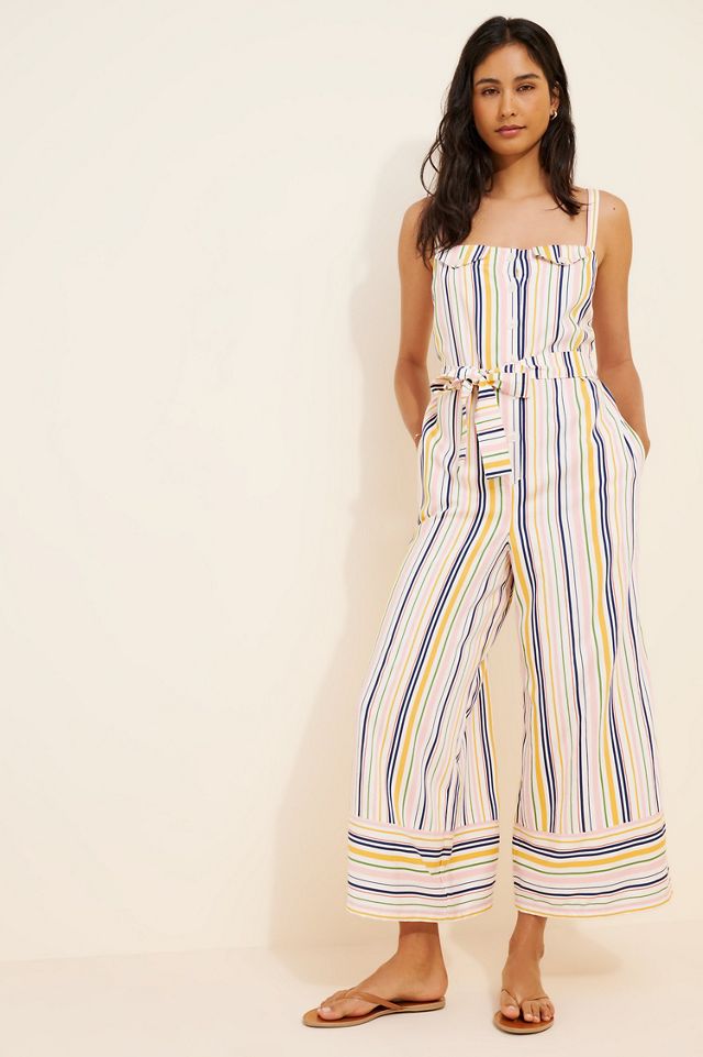 Maeve Easy Sleeveless Shirting Jumpsuit #3
