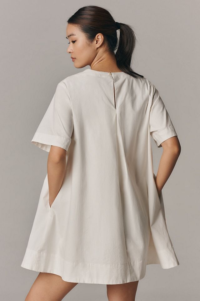 Maeve The Emmy Short-Sleeve Swing Mini Dress: Graphic Edition #1
