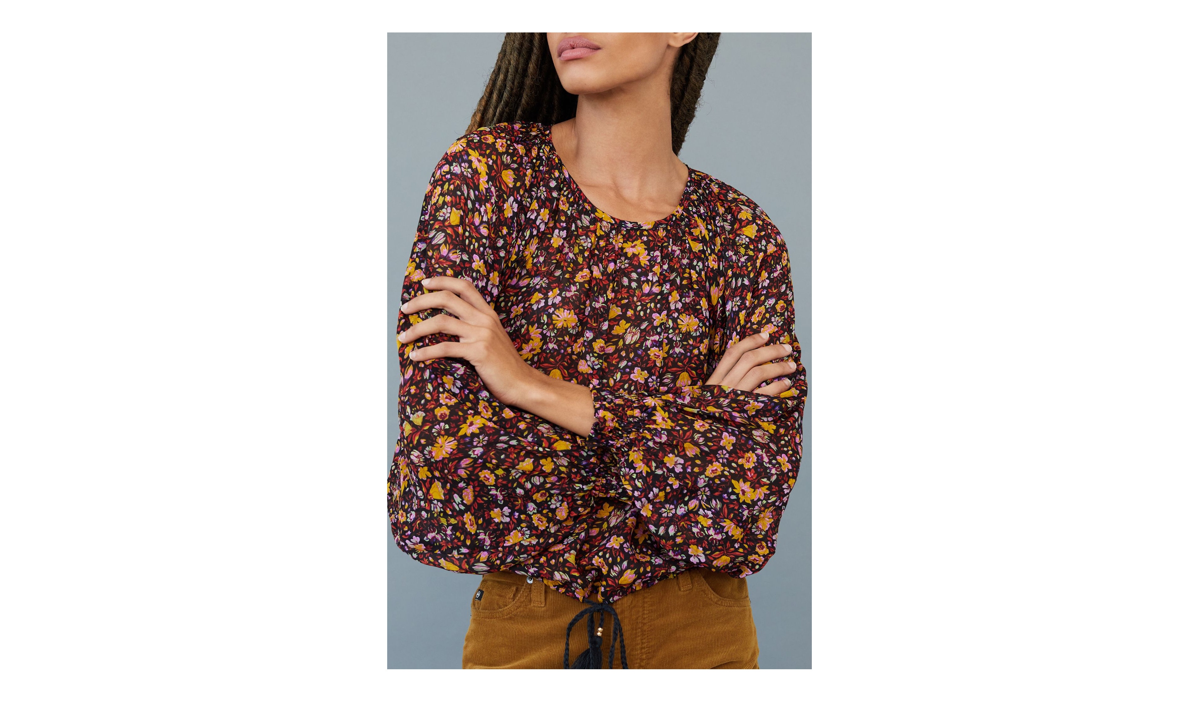 Pauline Balloon-Sleeved Blouse