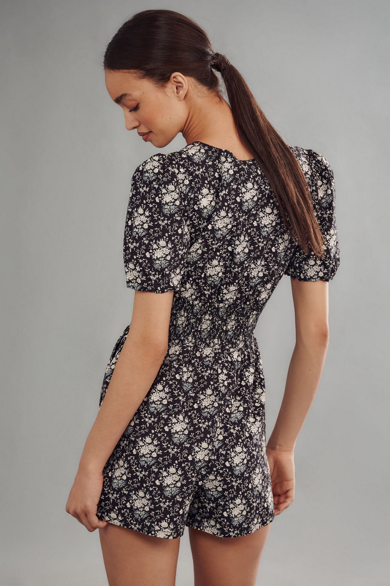 The Katerina Button-Front Romper