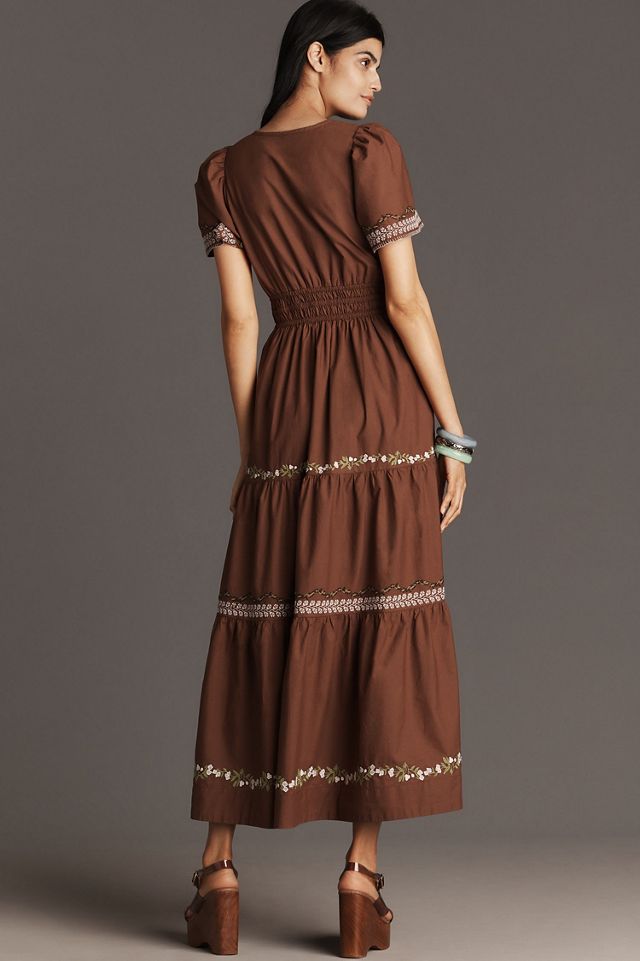 The Somerset Embroidered Maxi Dress #1