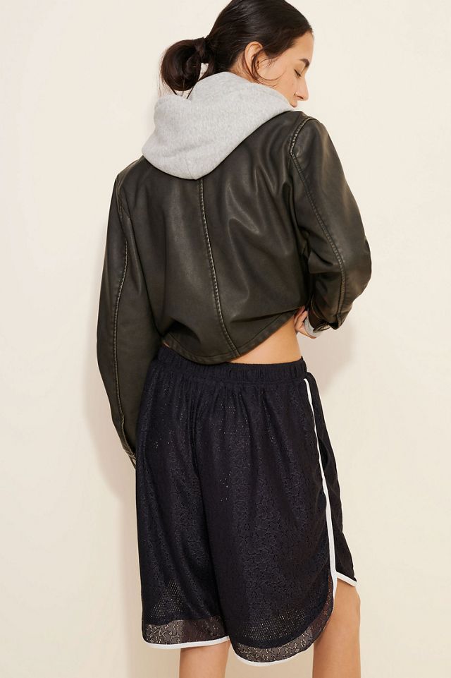 Daily Practice by Anthropologie Lace Basketball Shorts #1