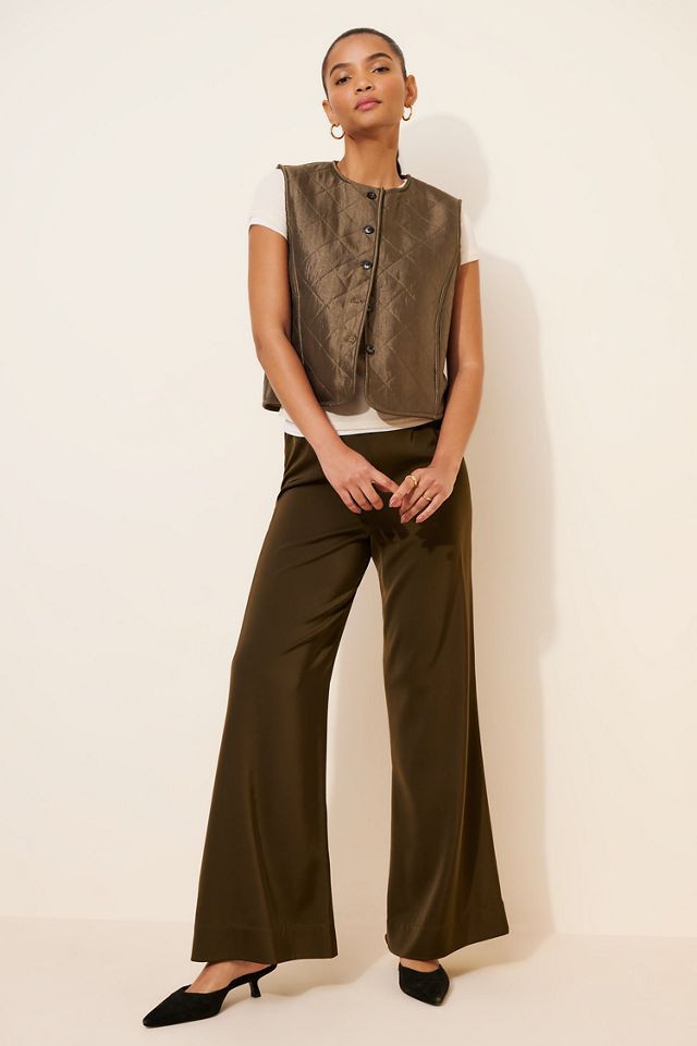 See U Soon Satin Quilted Vest #3