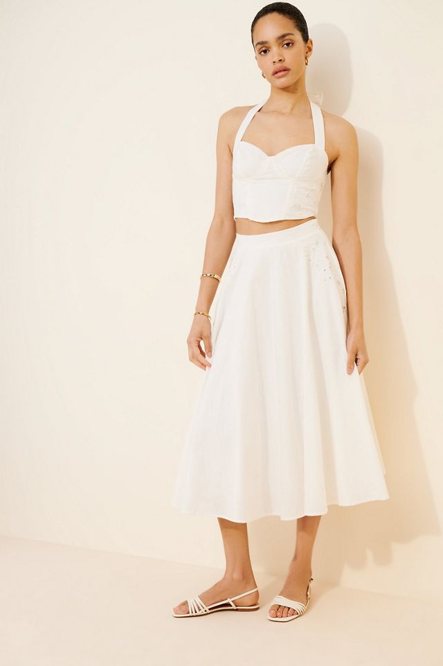 Nuuly x ASTR Embroidered Corset Top #3