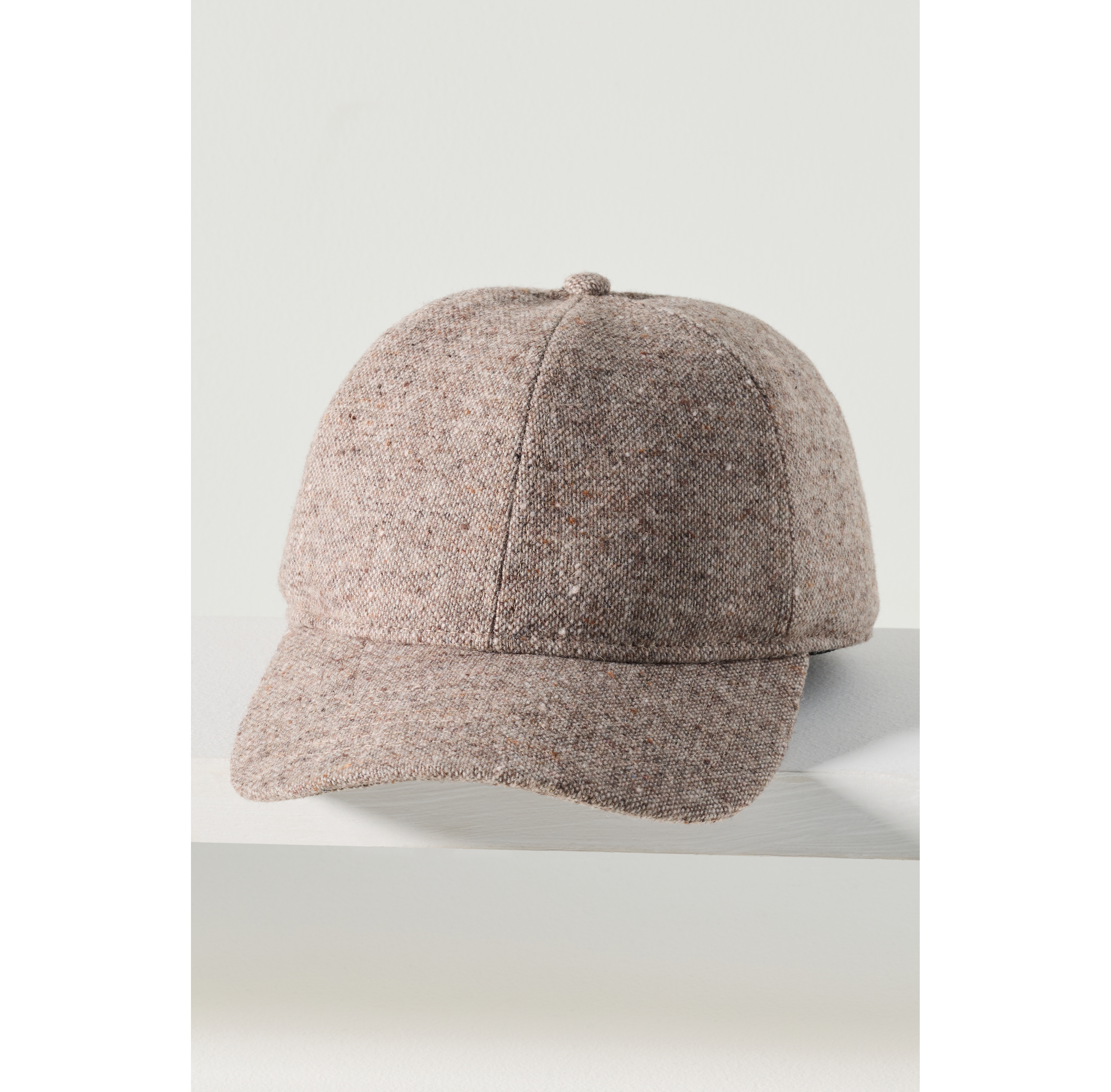 By Anthropologie Wool Blend Tie-Back Baseball Cap