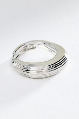 Ribbed Metal Stacking Ring