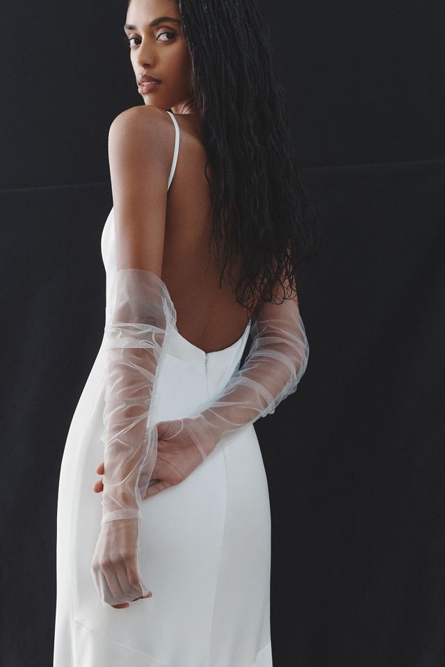 Enaura Mesh Fingerless Over the Elbow Gloves #2