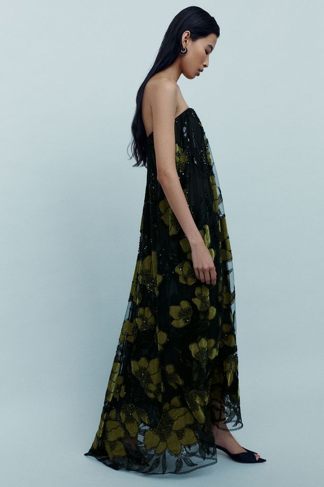 Helsi Margot Velvet Burnout Midi Dress #2