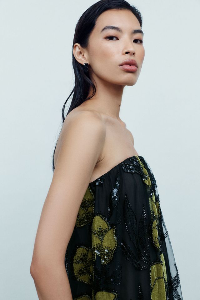 Helsi Margot Velvet Burnout Midi Dress #4