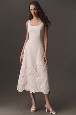 Mestiza Amanda Appliqué Midi Dress